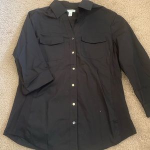 Black button up